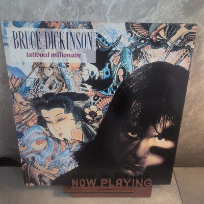 Bruce Dickinson Tattooed Millionaire LP Album Vinyl Record A1/B1 EMC 3574 EMI