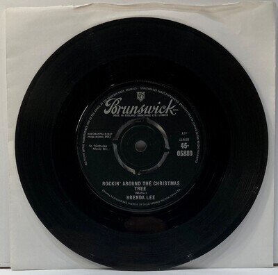 Brenda Lee Rockin Around The Christmas Tree Brunswick 45