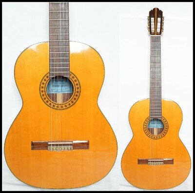 NISSHIN KOGYO CONCERT GUITAR 1975-3 Classical Guitar by Saburo Nogami/Shimbori