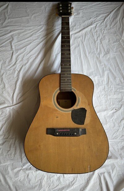 Harmony H6330 Acoustic Guitar Vintage– Project / Parts Only AS-IS