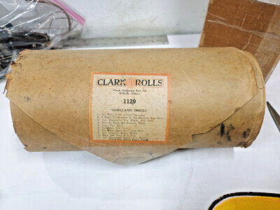 Nickelodeon Clark O 1129 Roll for Orchestrions, Nickelodeons