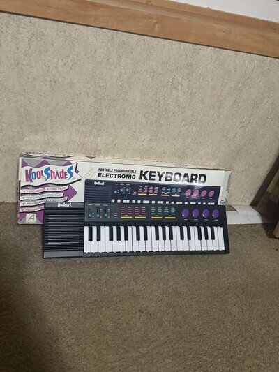 Vintage Kool Shades Electronic Mini Piano in box works Rare