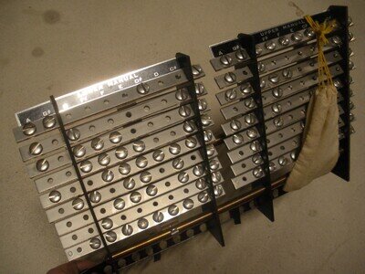 HAMMOND ORGAN PARTS: PRESET PANEL w/screws