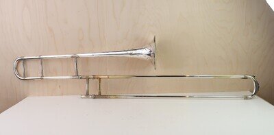 Antique Hawkes & Son Class A Silver played trombon Trombone