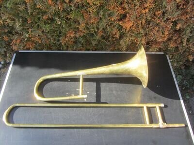 Old trombone train trombone Johannes Adler Markneukirchen