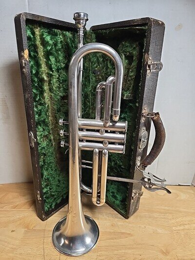 1940 H.N. White Co. "the Gladiator" Trumpet Silvertone COLLECTOR HORN
