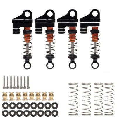 Double Tube Shock Absorber Dampers For Axial SCX24 90081 1:24 RC