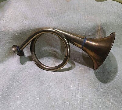 Brass Fox & Hound French Horn/Bugle/Trumpet approx 7” Christmas Decoration