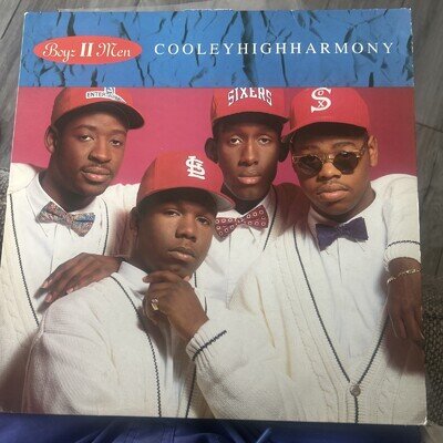 Boyz II Men vinyl LP album record Cooleyhighharmony UK Vg+vg+early press