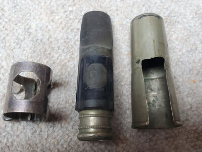 Nice vintage Alto saxophone Mouthpiece " A.L. A. Lelandais Paris le jaseur"