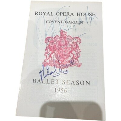 Royal Opera House Covent Garden Ballet Season Programme 1956 Signed Collectable