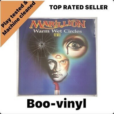 Marillion - Warm Wet Circles 12" Single Record Rock 12MARIL 8 EX / EX