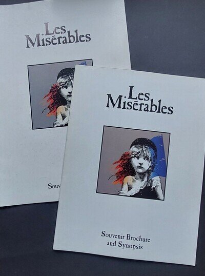 Les Miserables original cast London brochure 1985 & 1993 edition: Palace Theatre