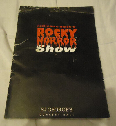 Theatre programme Rocky Horror Picture Show St George's Concert Hall 2006
