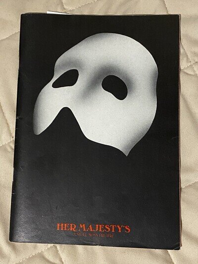 Original THE PHANTOM OF THE OPERA Programme Michael Crawford Sarah Brightman ‘86