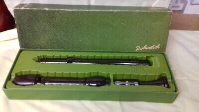 Dolmetsch Treble Recorder Vintage Original Boxed Made in England H14