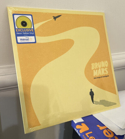Bruno Mars 2020 Yellow Vinyl LP Record NEW - Doo-Wops & Hooligans sealed