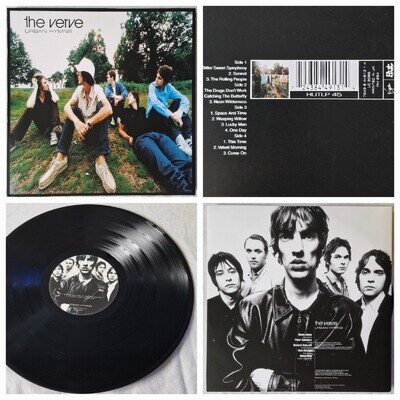 THE VERVE Urban hymns HUT 2xLPs Inner Sleeves ~ A-1/B-1/C-1/D-1 ~ HUTLP45 Ex Ex