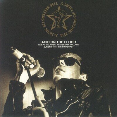 The SISTERS OF MERCY Acid On The Floor yellow & green splattered vinyl LP LTD **
