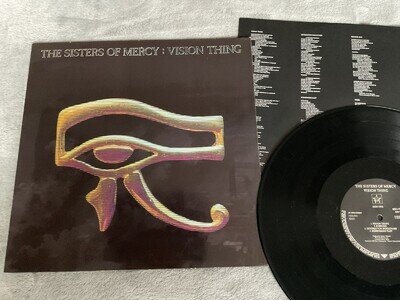 The Sisters of Mercy Album Vision Thing LP Vinyl Early Pressing Good Condition