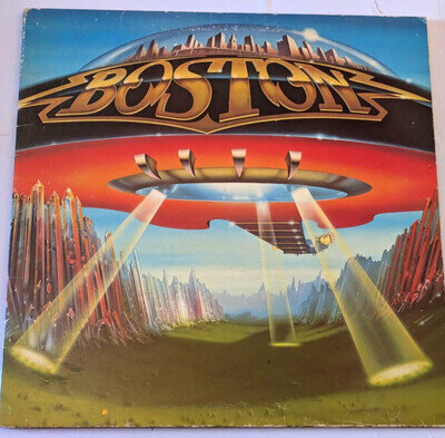Boston Don't Look Back UK Gatefold Lp Vg+/Vg+ Epic EPC 86057 + Inner