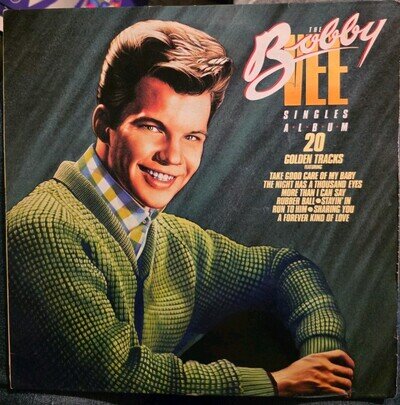 THE BOBBY VEE SINGLES ALBUM 20 GOLDEN TRACKS - 12'' VINYL RECORD LP EX