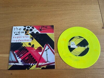 The View-Superstar tradesman.7" yellow vinyl