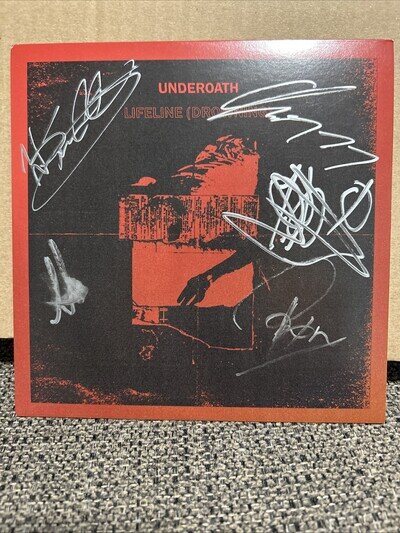 Underoath – Lifeline (Drowning) & Let Go Vinyl 7" Clear Vinyl - Signed!!!!!