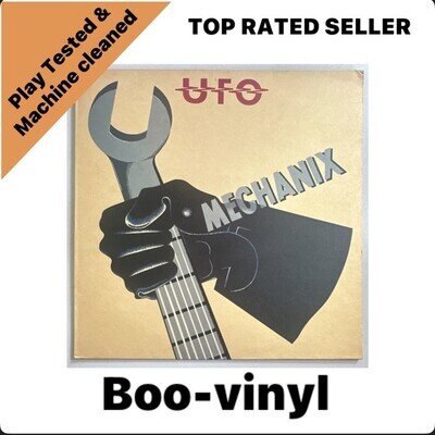 UFO Mechanix LP Album Vinyl Record 1982 CHR 1360 Chrysalis - VG+ / EX