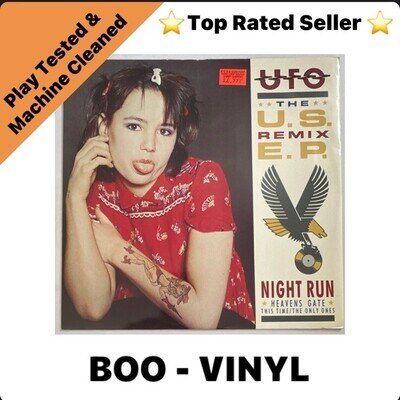 UFO - Night Run - The U.S. Remix E.P. - 12“ Vinyl - U.K. Chrysalis 1986 NM / EX