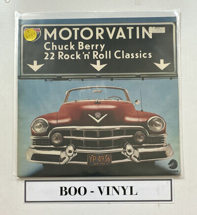 Chuck Berry Motorvatin' LP vinyl UK Chess 1977 compilation LP 9286690 VG+ / VG+