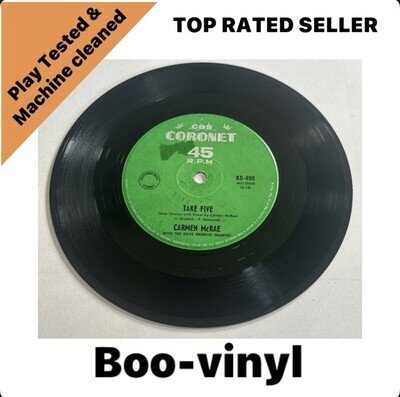 Carmen McRae ~ Take Five 7” Vinyl Record Jazz Pop VG+ / M