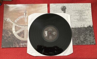 CARCASS HEARTWORK STUNNING COLLECTORS COPY 1993 ORIGINAL UK 1ST PRESS VINYL LP