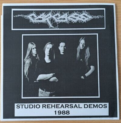 CARCASS studio demo rehearsals 1988 RARE NUMBERED PINK 7" 220 ONLY FREE POSTAGE