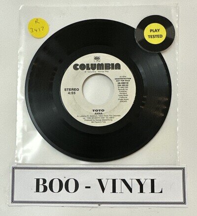 Toto - Anna 7” Promo Vinyl Record Columbia 38-08010 EX