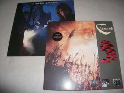 2 X CLANNAD PASTPRESENT/ LEGEND VINYL LP EX-