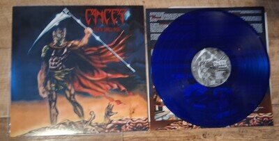 Cancer Death Shall Rise blue vinyl limited edition benediction carcass obituary