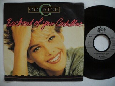 C.C. CATCH Backseat Of Your Cadillac / instr. 45 7" single 1988 Denmark EX