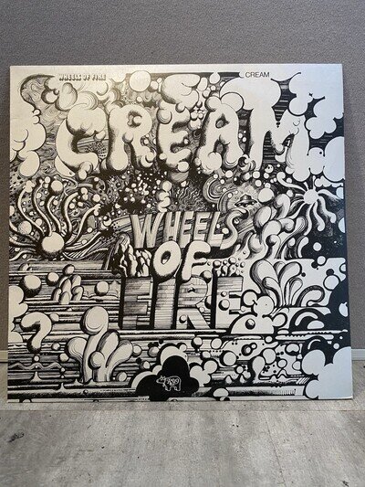 Cream Wheels of Fire Vinyl LP 1968 RSO Records EX/EX Eric Clapton