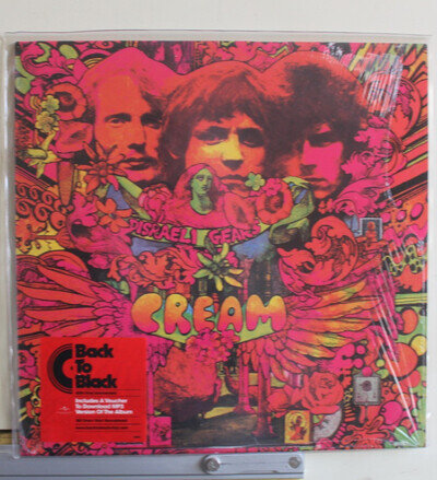 CREAM "DISRAELI GEARS" 2010, 180G VINYL, 60TH ANNIVERSARY, STILL FACTORY SEALED