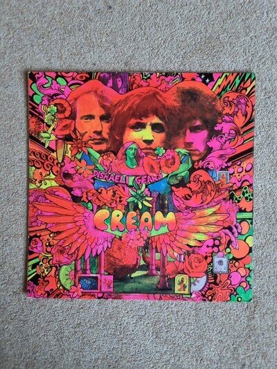 Cream - Disraeli Gears Vinyl LP Reaction Records UK 1967 Mono First Pressing