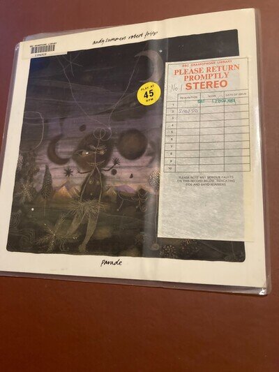 Andy Summers & Robert Fripp Parade 12" UK VINYL 1984 A&M Records – AMX 217