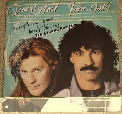 Daryl Hall & John Oates 'Everything Your Heart Desires' 12-inch Vinyl Record
