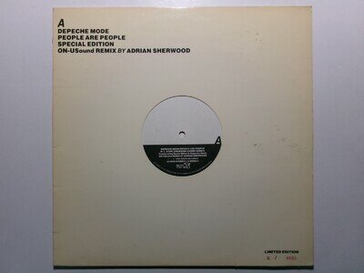 DEPECHE MODE PEOPLE ARE PEOPLE MUTE L12 BONG 5 MARTIN GORE 80'S POP ELECTRO