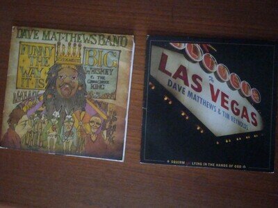 (2) Dave Matthews Squirm 7" & Funny The Way Records Lp RSD Vinyl Las Vegas Promo