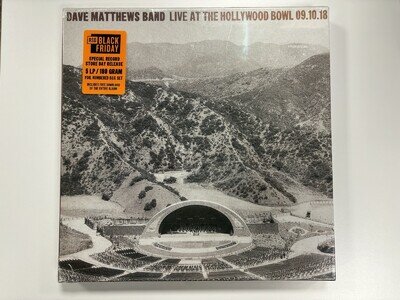 Dave Matthews Band Live At The Hollywood Bowl 5LP Box set Brand New Sealed RSD