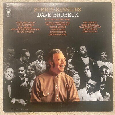 Dave Brubeck - Summit Sessions - 12" LP Vintage Jazz Vinyl CBS 64377