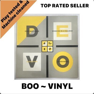 Devo 12" vinyl single record (Maxi) 4 Track EP UK VS594-12 EX / EX Condition