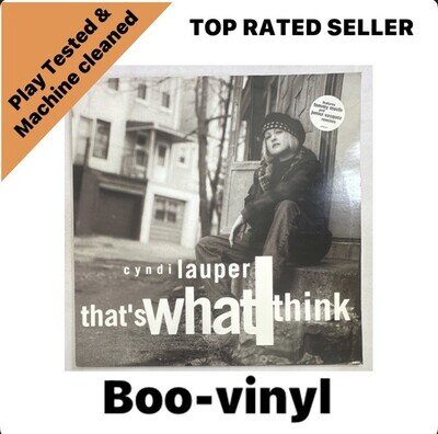 Cyndi Lauper That's What I Think 12" vinyl Netherlands Epic 1993 EX / EX