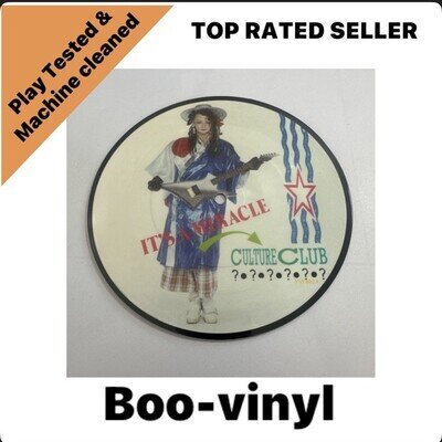 Culture Club ~ It's a Miracle Love Twist 1983 7" Picture Disc Rare NM